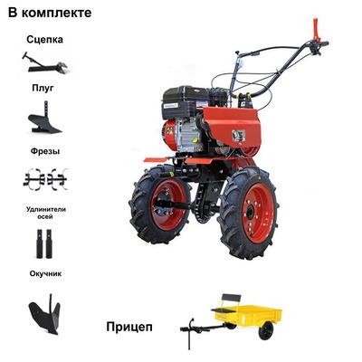 Приобрести Мотоблок ОКА МБ-1Д2М16 (005.45.0100-52) c Прицепом и двигателем Lifan 9,0 л.с. В комплекте (плуг, фрезы, сцепка, распашник, удлинители осей) в Минске с Доставкой по РБ Купить Мотоблок ОКА МБ-1Д2М16 (005.45.0100-52) c Прицепом и двигателем Lifan 9,0 л.с. В комплекте (плуг, фрезы, сцепка, распашник, удлинители осей) в Минске с Доставкой по РБ