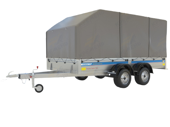 Купить Прицеп Кремень 3,5х1,56х0,35 двухосный (на рессоре alko) в Минске с Доставкой по РБ