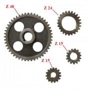 Купить Шестерни двигателя R180 комплект 4шт в Минске с Доставкой по РБ