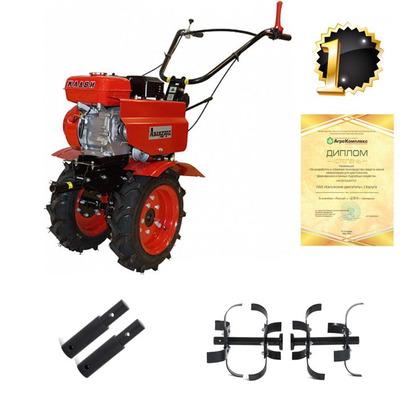 Купить Мотоблок АВАНГАРД АМБ-1М с двигателем Кадви/Lifan 7,0 л.с.(колеса 4х10). В комплекте: фрезы, удлинители осей в Минске с Доставкой по РБ