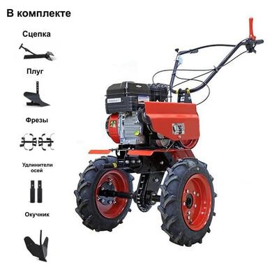 Купить Мотоблок ОКА МБ-1Д2М10А с двигателем Кадви/Lifan 170F 7,0 л.с. В подарок (плуг, фрезы, сцепка, распашник) в Минске с Доставкой по РБ