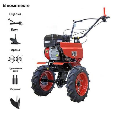 Купить Мотоблок ОКА МБ-1Д2М16 (005.45.0100-52) с двигателем Lifan 9,0 л.с. В комплекте (плуг, фрезы, сцепка, распашник) в Минске с Доставкой по РБ
