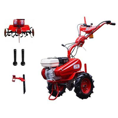 Купить Мотоблок Салют 100 X-M1 с двигателем Honda GX-200 5,5 л.с. В комплекте (Фрезы раздвижные 6 шт., удлинители осей) в Минске с Доставкой по РБ