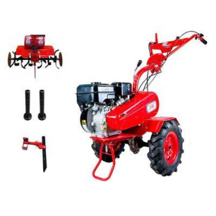 Мотоблок Салют 100 БС-В с двигателем Briggs & Stratton Vanguard 6,5 л.с. В комплекте (Фрезы раздвижные 6 шт., удлинители осей)