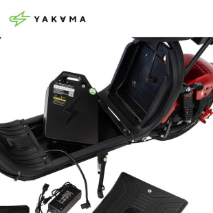 Электросамокат YAKAMA AP-H009-2 красный Электросамокат YAKAMA AP-H009-2 красный
