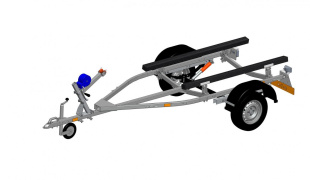 Лодочный прицеп B65P1B (6500*1500 ресс.AL-KO R13)