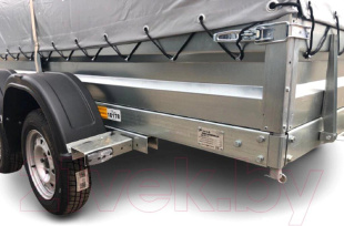 Прицеп Avtos A20M1B (2000*1300*300 ресс. AL-KO (R13) тент 400мм)