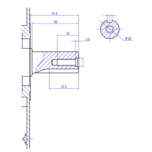 Двигатель Lifan KP460E-R (сцепление и редуктор 2:1) 20лс,18А