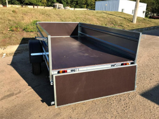 Автомобильный оцинкованный прицеп Кремень "Профи Премиум" (2,5х1,3) на рессоре alko