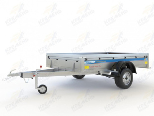 Самосвальный оцинкованный прицеп Кремень "Бизнес Люкс" (2,5х1,6) на рессоре Газель