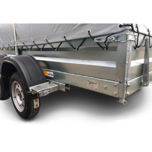 Прицеп Avtos А25М1В (2500*1300*300 ресс. AL-KO (R13) тент 1200мм)