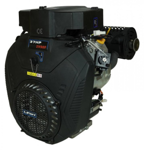 Двигатель Lifan LF2V90F, 37 л.с. D28,575, 20А, датчик давл./м
