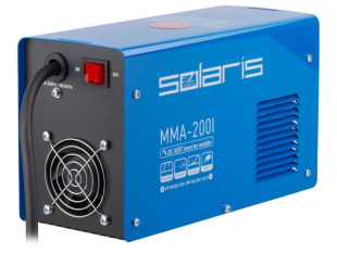 Инвертор сварочный SOLARIS MMA-200I (230В, 20-200 А, 70В, электроды диам. 1.6-4.0 мм, вес 3.4 кг)