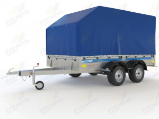 Прицеп Кремень 3х1,56х0,35 двухосный (на рессоре alko)