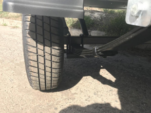 Самосвальный оцинкованный прицеп Кремень "Бизнес люкс" (2,5х1,3) на рессоре Волга