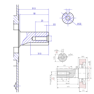 Двигатель Lifan KP230E-R (сцепление и редуктор 2:1) 8лс