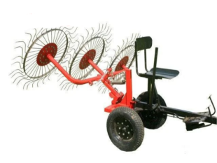 Сеноворошилка Целина для мотоблока ВМ-3 3-х колесная 