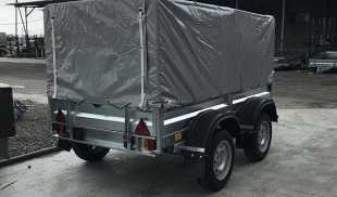 Прицеп Avtos А25М2В (2500*1300*300 ресс. AL-KO (R13) тент 1200мм 2ос)