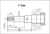 Коленвал 188F(GX390) (конус V-type) Коленвал 188F(GX390) (конус V-type)