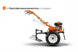 Мотоблок Кентавр 2090Б (+ почвофреза, плуг, сцепка, картофелевыкапыватель, 2 ступицы)