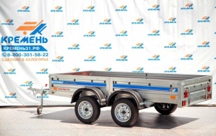 Прицеп Кремень 3х1,56х0,35 двухосный (на рессоре alko)