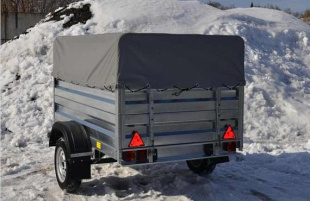 Прицеп Avtos A20M1B (2000*1300*300 ресс. AL-KO (R13) тент 400мм)