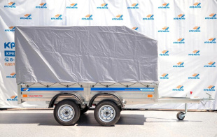 Прицеп Кремень 3х1,56х0,35 двухосный (на рессоре alko)