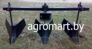 Окучник для минитраткора трехрядный