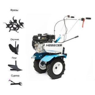 Мотоблок Нева МБ Энергия с двигателем WEIMA 170 F/P-2 7.0 л.с. В комплекте: Фрезы, окучник, плуг, сцепка