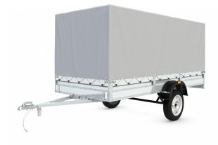 Автомобильный прицеп Титан 3515 (30 см борт, прямой тент 1200мм)