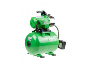 Станция водоснабжения автоматическая ECO GFI-1203 (1200 Вт, 3600 л/ч, 48 м, 4,8 бар макс, корпус бака сталь, корпус насоса нерж. сталь,, бак 24л.)