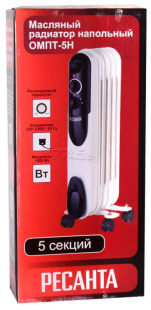 Обогреватель масляный РЕСАНТА ОМПТ-5Н (67/3/2)