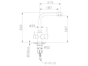 Регулятор сварочный с ротаметром (аргон) АР-40-КР1-м-Р1 (ООО "Редиус 168") (в коробке) (РЕДИУС)
