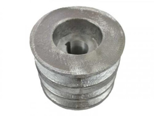 Шкив ременной пос. 20мм (3 ручья,А-13мм,Z-10мм,D80мм)