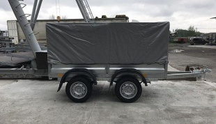 Прицеп Avtos А25М2В (2500*1300*300 ресс. AL-KO (R13) тент 1200мм 2ос)