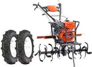 Культиватор SKIPER GT-1400SB + колеса BRADO 7.00-12 (комплект)