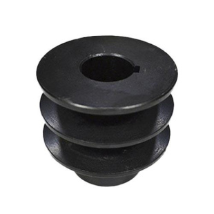 Шкив ременной пос. 20мм шпонка (2 ручья,А-13мм,D55мм)