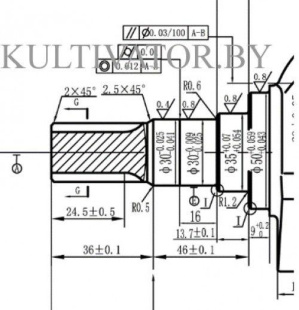 Двигатель STARK GX460 S(шлицевой вал 25мм) 18,5лс