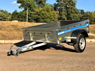 Автомобильный оцинкованный прицеп Кремень "Профи Премиум" (2,3х1,3) на рессоре alko