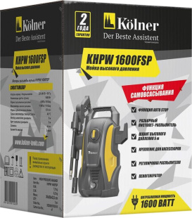 Мойка высокого давления KOLNER KHPW 1600FSP (кн1600фсп)