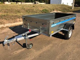 Автомобильный оцинкованный прицеп Кремень "Профи Премиум" (2,5х1,3) на рессоре alko