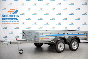 Прицеп Кремень 3х1,56х0,35 двухосный (на рессоре alko)