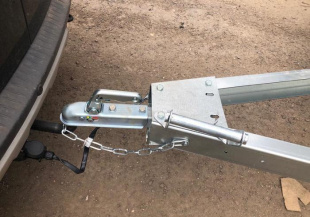 Прицеп A35U2B (3500*2000*300 ресс. AL-KO (R13) 1200мм Аэро 2ос)