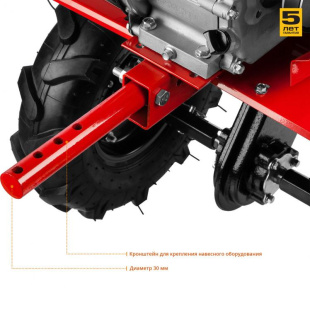 Мотоблок бензиновый с понижающей передачей МТБ-400 ЗУБР