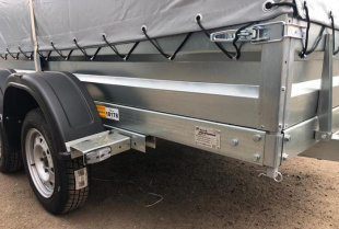 Прицеп A40U2B (4000*2000*300 ресс. AL-KO (R13) 1200мм Аэро 2ос)