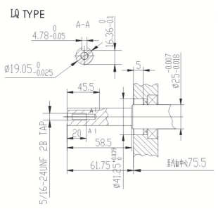 Двигатель Lifan 170FM (вал 19мм) 7лс