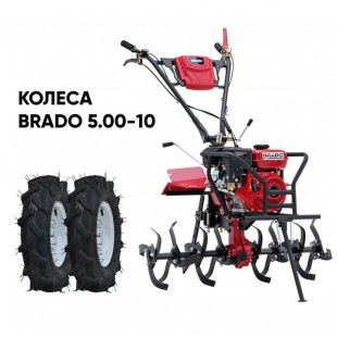Мотоблок BRADO GM-850SB + колеса BRADO 5.00-10 (комплект) Мотоблок BRADO GM-850SB + колеса BRADO 5.00-10 (комплект)