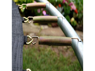 Батут с защитной сеткой и лестницей, 427х85 см, ARIZONE (для детей старше 14 лет)