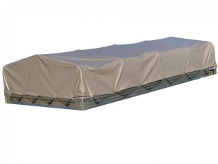 Тент с дугами для прицепа 2,5х1,3