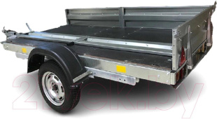 Прицеп Avtos A20M1B (2000*1300*300 ресс. AL-KO (R13) тент 400мм)